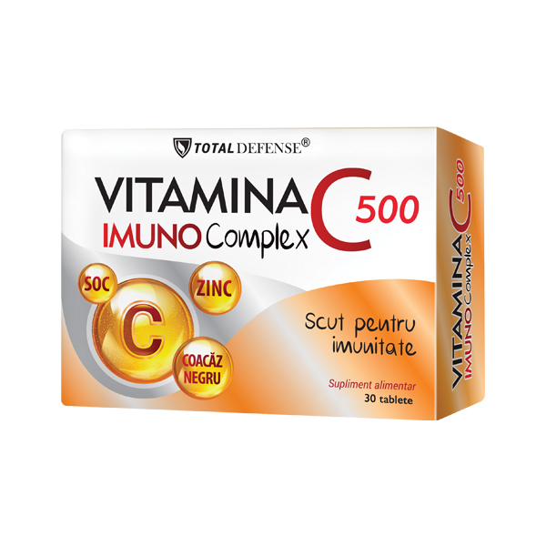 Vitamina C 500 Imuno Complex Cosmo Pharm - 30 tablete